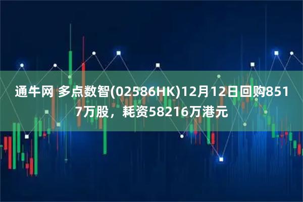 通牛网 多点数智(02586HK)12月12日回购8517万股，耗资58216万港元
